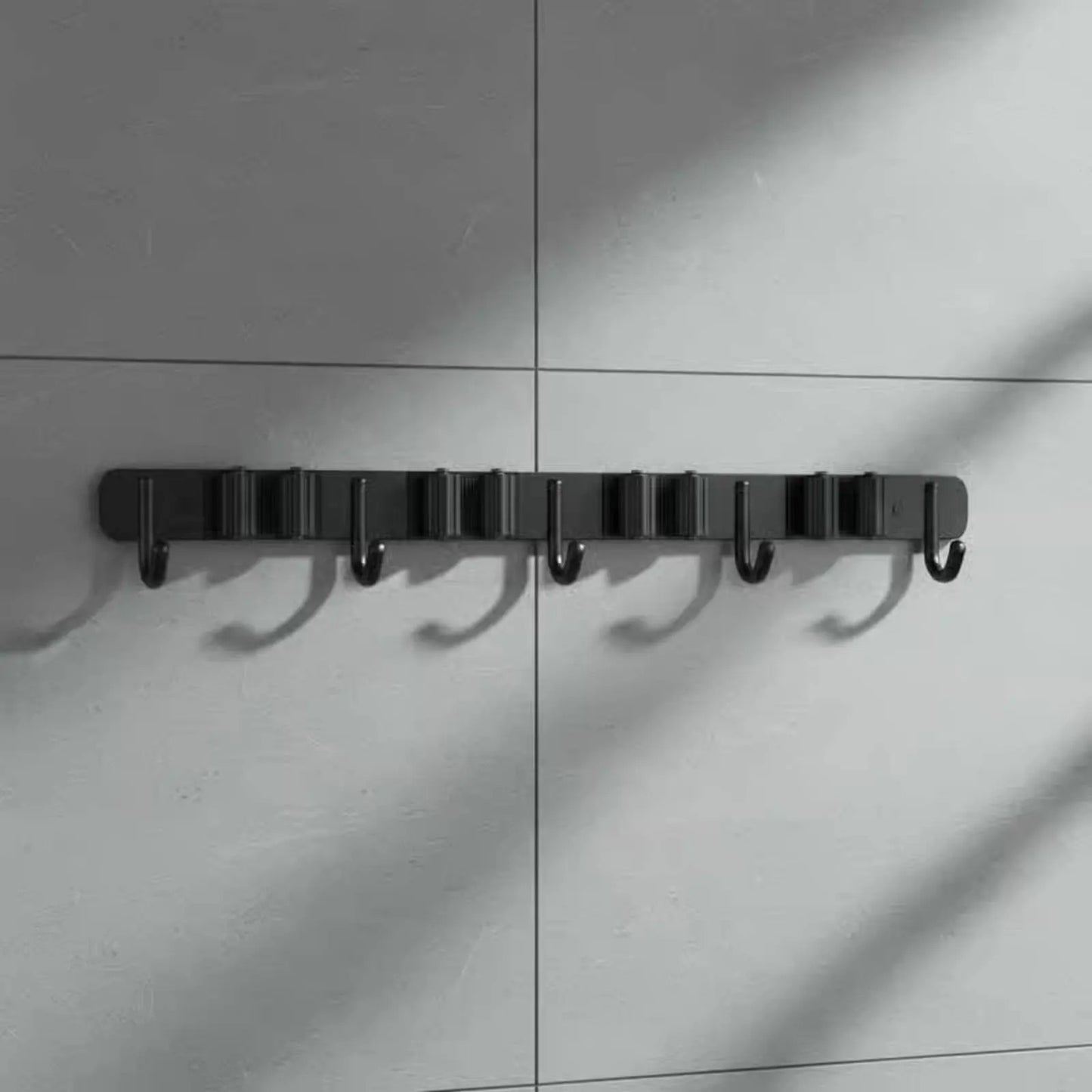 Wall-Mounted Mop & Broom Holder Organizer | Heavy-Duty Cleaning Tool Storage Rack