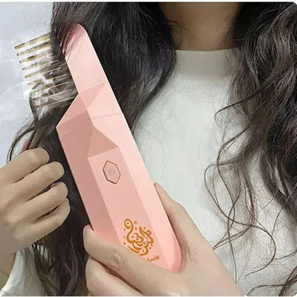 Electric Hair Bakhoor Comb | Portable Rechargeable Hair Incense Diffuser for Long-Lasting Fragrance