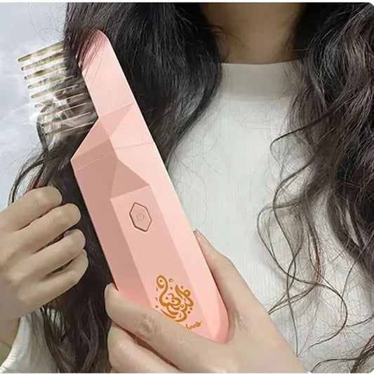 Electric Hair Bakhoor Comb | Portable Rechargeable Hair Incense Diffuser for Long-Lasting Fragrance