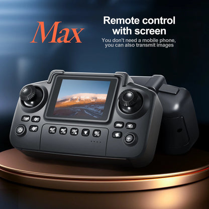 Foldable HD Camera Drone with Screen Remote Controller | Dual Camera Aerial Photography Quadcopter