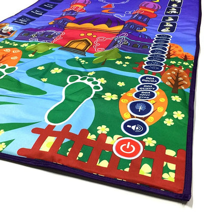 Interactive Islamic Prayer Mat for Kids | Educational Salah Learning Mat with 5 Daily Prayers & Audio Guidance