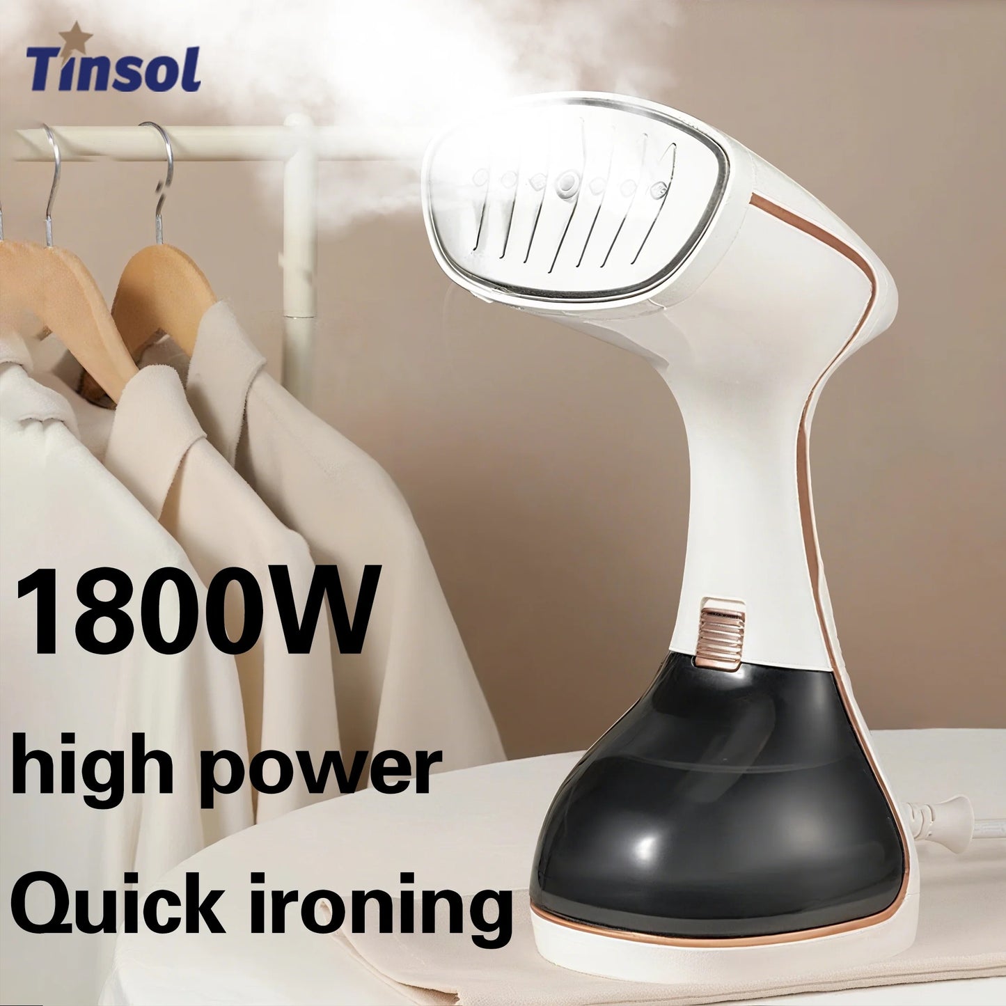 Portable Handheld Garment Steamer | Fast Heat Clothes Steamer & Fabric Wrinkle Remover