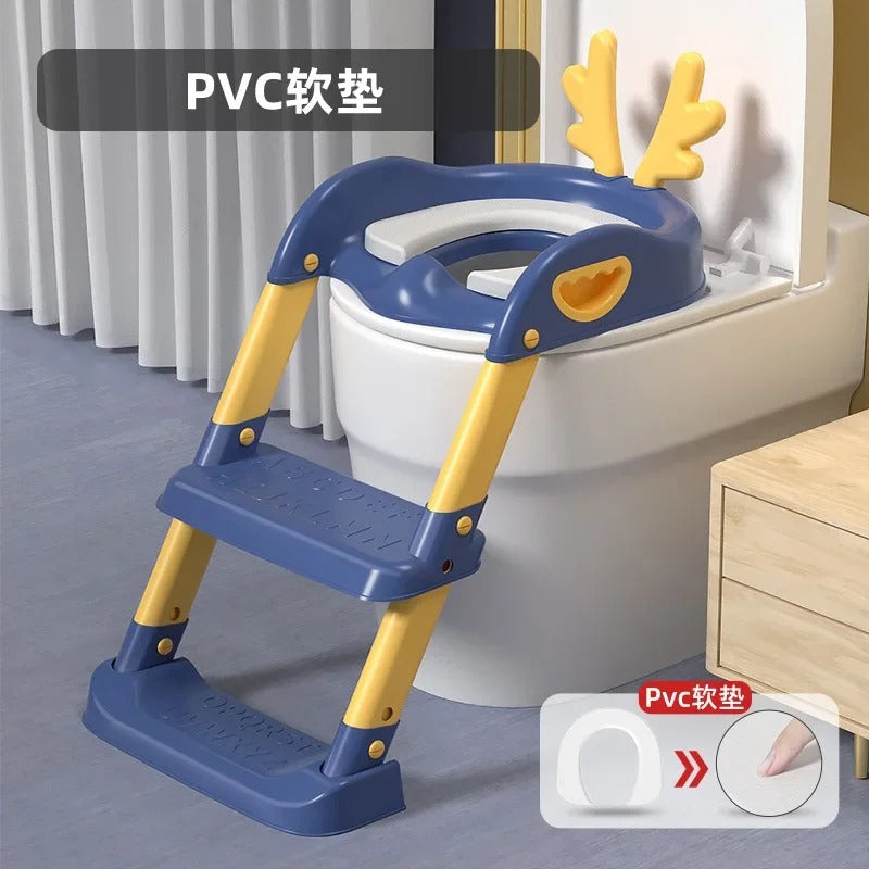 Kids Toilet Training Seat with Step Ladder | Adjustable Potty Training Chair for Toddlers