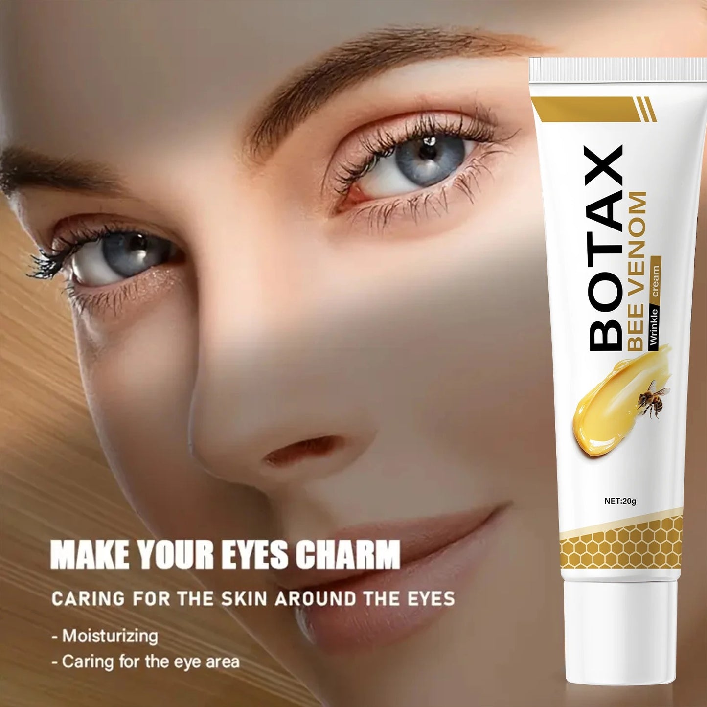 Bee Venom Botox Face Cream 20g | Hydrating & Firming Moisturizer for Smooth, Youthful-Looking Skin