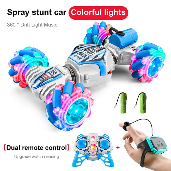 360° RC Spray Stunt Car with Lights & Music