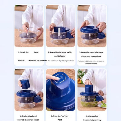 Electric Food Chopper & Vegetable Cutter | USB Rechargeable Mini Food Processor
