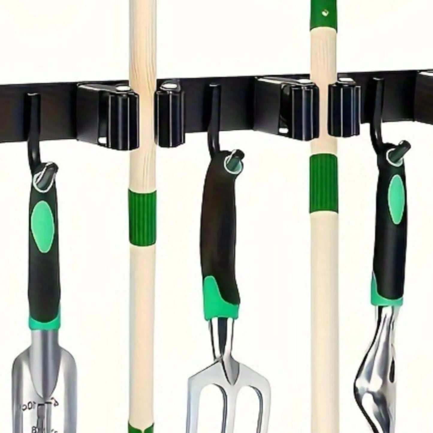Wall-Mounted Mop & Broom Holder Organizer | Heavy-Duty Cleaning Tool Storage Rack