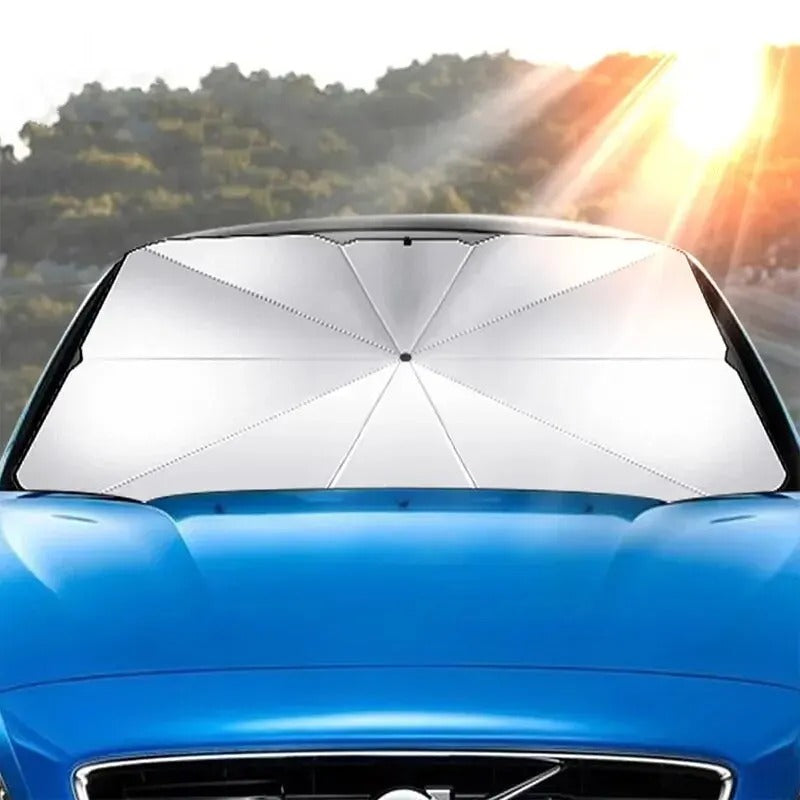 Foldable Car Windshield Sunshade Umbrella – Front Glass Heat & Sun Protector