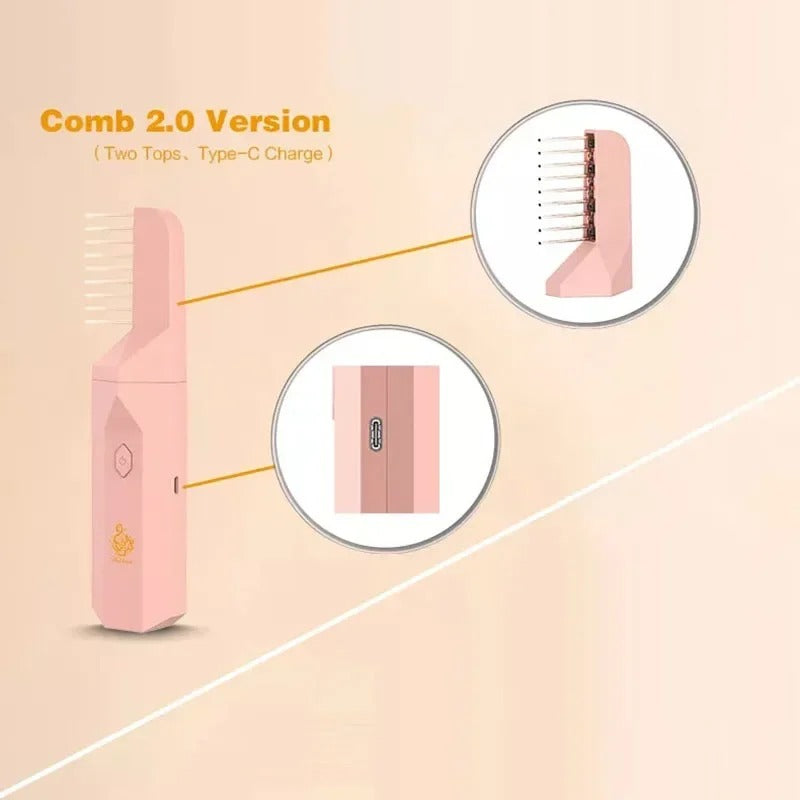 Electric Hair Bakhoor Comb | Portable Rechargeable Hair Incense Diffuser for Long-Lasting Fragrance