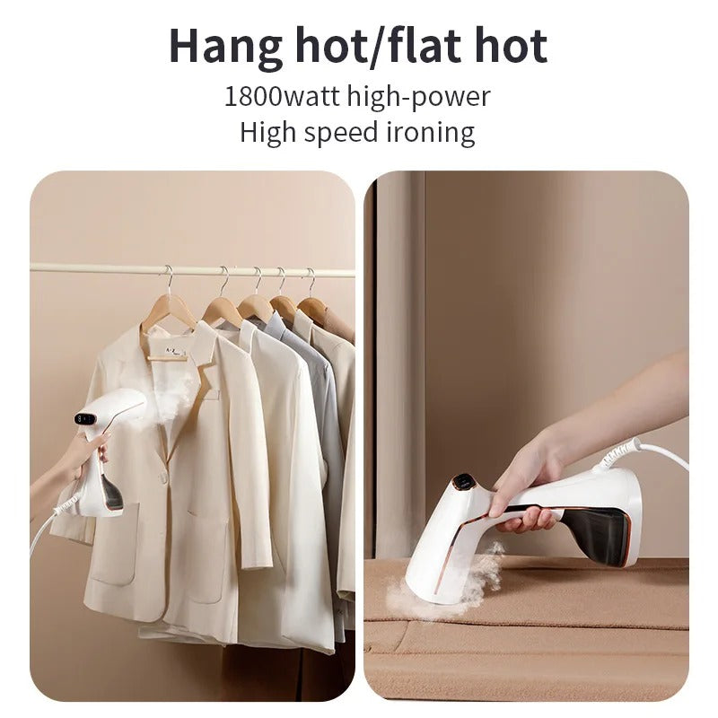 Portable Handheld Garment Steamer | Fast Heat Clothes Steamer & Fabric Wrinkle Remover