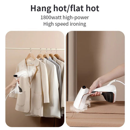 Portable Handheld Garment Steamer | Fast Heat Clothes Steamer & Fabric Wrinkle Remover