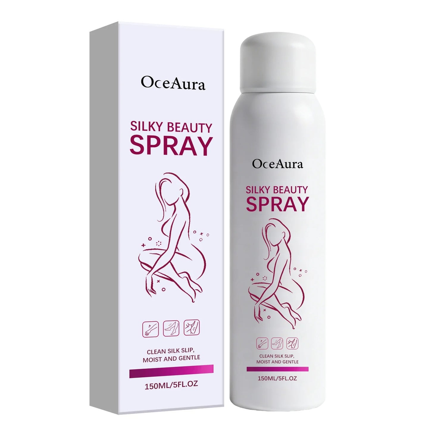 Silky Beauty Moisturizing Body Spray | Hydrating Skin Care Mist for Smooth & Soft Skin (150ml)