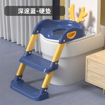 Kids Toilet Training Seat with Step Ladder | Adjustable Potty Training Chair for Toddlers