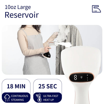Portable Handheld Garment Steamer | Fast Heat Clothes Steamer & Fabric Wrinkle Remover
