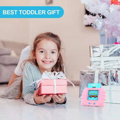 Kids Talking Flash Cards Learning Machine – 112 Educational Cards | Rechargeable Montessori Learning Toy for Kids