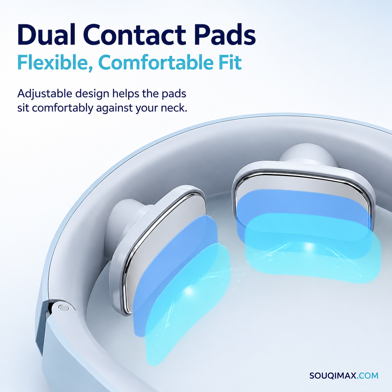 Portable Smart Neck & Shoulder Massager – USB Rechargeable, 15 Levels