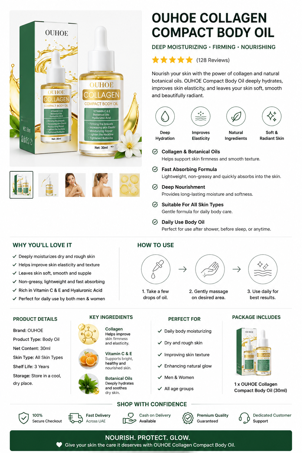 Bee Venom Botox Face Cream 20g | Hydrating & Firming Moisturizer for Smooth, Youthful-Looking Skin