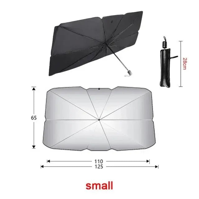 Foldable Car Windshield Sunshade Umbrella – Front Glass Heat & Sun Protector
