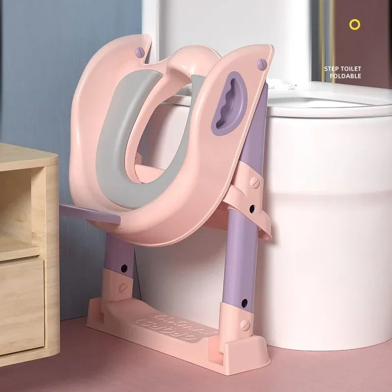 Kids Toilet Training Seat with Step Ladder | Adjustable Potty Training Chair for Toddlers
