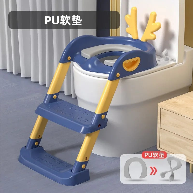 Kids Toilet Training Seat with Step Ladder | Adjustable Potty Training Chair for Toddlers
