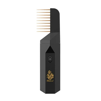 Electric Hair Bakhoor Comb | Portable Rechargeable Hair Incense Diffuser for Long-Lasting Fragrance