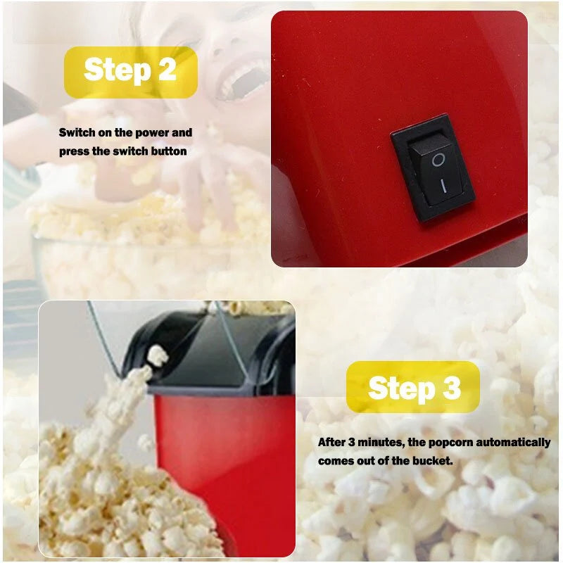 Mini Hot Air Popcorn Maker – image 5