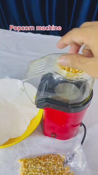 Mini Hot Air Popcorn Maker – Oil-Free Popcorn in Minutes